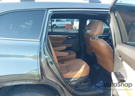 2025 Toyota Highlander Hybrid Platinum из США, поврежденный, VIN 5TDEBRCH8SS663497